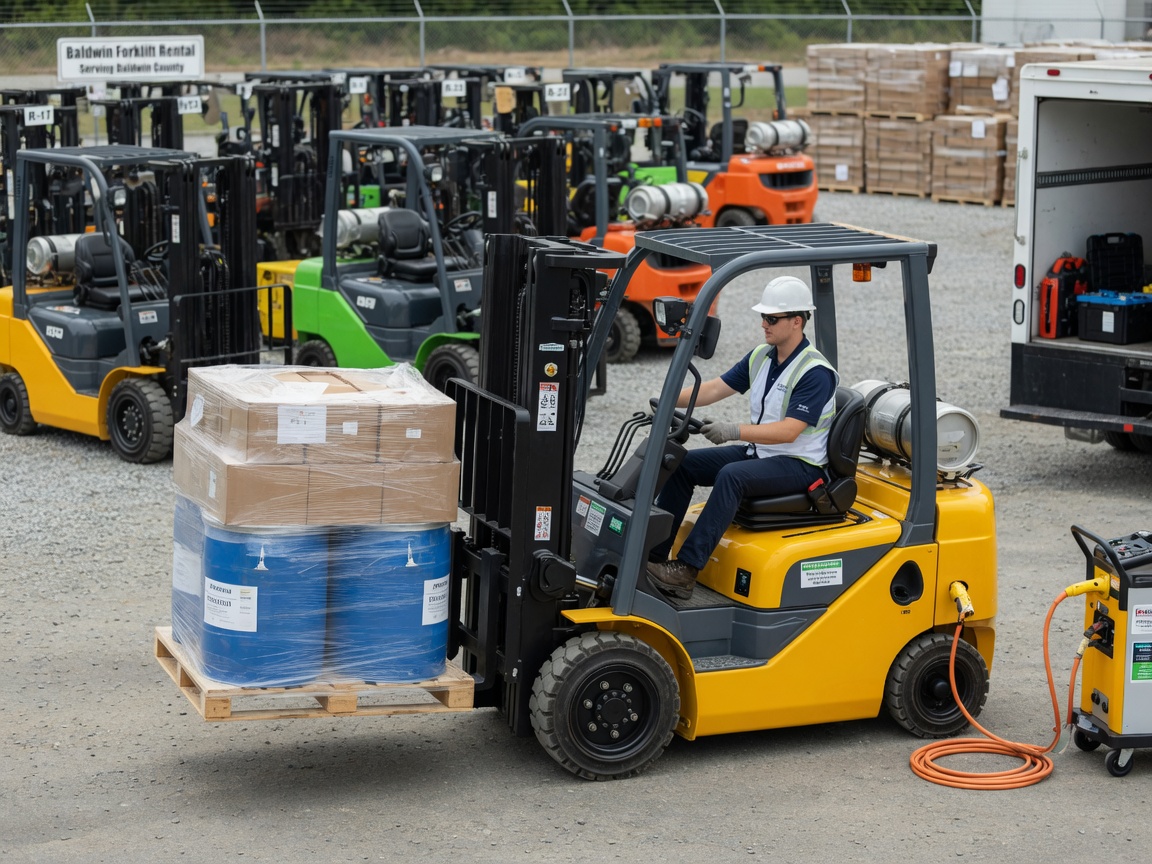 Electric Forklift Rental services
